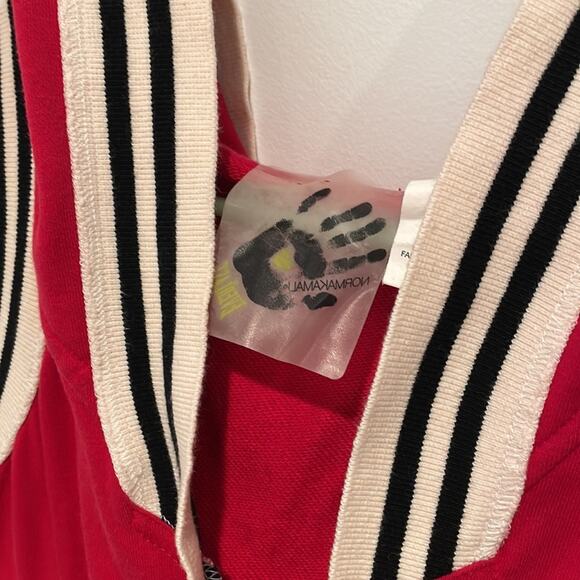 Norma Kamala x Everlast red striped sleeveless zip up dress small - Picture 5 of 8